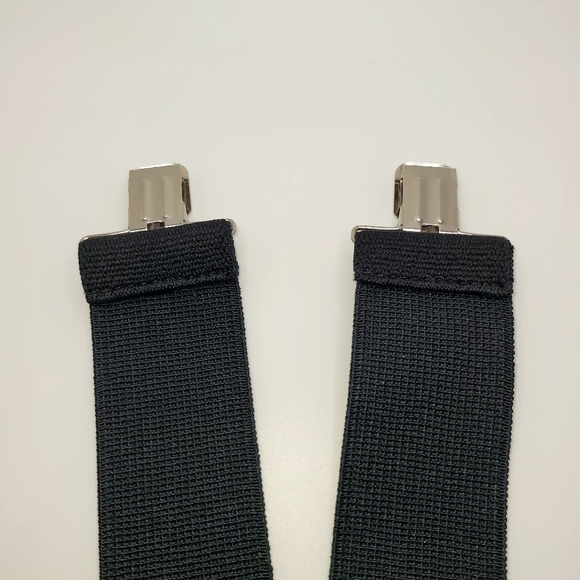 NWOT Thick Band Black Suspenders - Picture 7 of 7